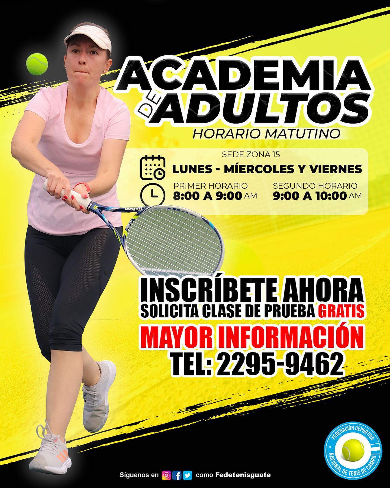 ACADEMIA DE TENIS ADULTOSS