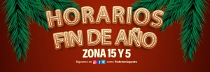 Horarios de Fin de año