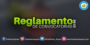 Reglamento de convocatorias 2020