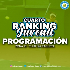 Programación 4to Ranking Nacional Juvenil