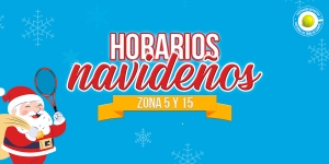 Horarios navideños y de fin de año