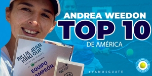 Andra Weedon entre el top 10 de América