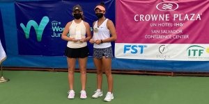 Ximena Morales, Natalia Vela y Kaeri Hernández CAMPEONES en el Salvador.